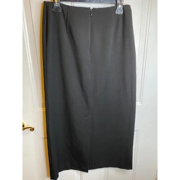 Talbots Black Midi Penci Skirt Size 10 - Picture 2 of 6